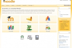 Portales web de Educación on-line de código abierto: Moodle.